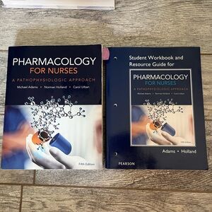 Pearson Pharmacology for Nurses Set - Blue and White